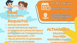 Este verano, niñas y niños vivirán el Campamento CUIDA 2025