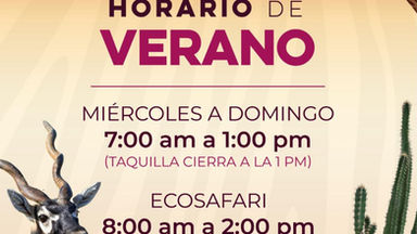 Gobierno de Sonora ajusta horario de atención del Centro Ecológico