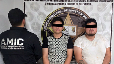 Capturados dos sujetos tras agredir a agentes la AMIC en San Luis Río Colorado