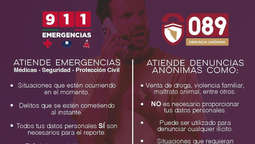 Promueve Gobierno de Sonora función de las líneas 9-1-1 y 089
