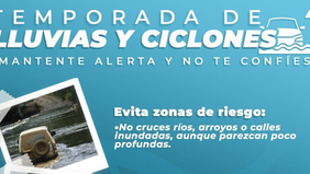 Gobierno de Sonora llama a tomar medidas preventivas ante pronóstico de intensas lluvias