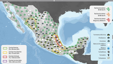Prevé CEPC ambiente muy caluroso y probabilidad de lluvias aisladas en zonas serranas de Sonora durante el fin de semana