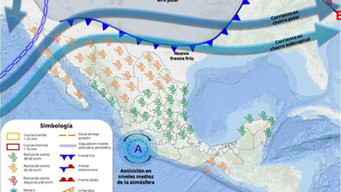 Se esperan vientos superiores a 60 km/h en la región costera de Sonora
