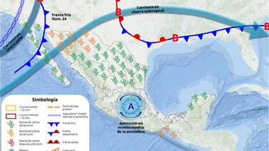 Corriente en chorro subtropical mantendrá nublados altos sin probabilidad de lluvia en Sonora