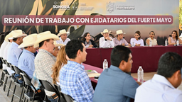 Gobernador Durazo respalda al Fuerte Mayo y asegura agua para el campo