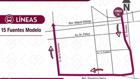 Gobierno de Sonora informa desvíos temporales en líneas de transporte urbano en Hermosillo