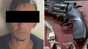 Asegura Policía Estatal y Defensa arma de réplica y narcótico durante detención en Hermosillo