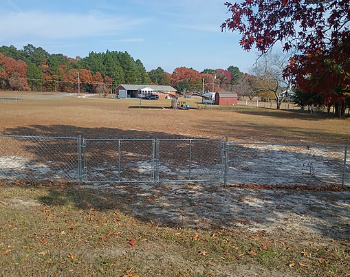1,050' Chain Link Fence with 3 Gates 