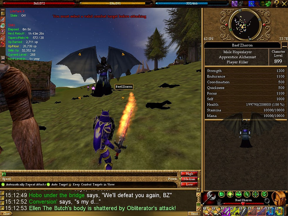 #Asheron's Call #Screenshots #Live Event-Hopeslayer Assaults Holtburg (2009) #Bael'Zharon
