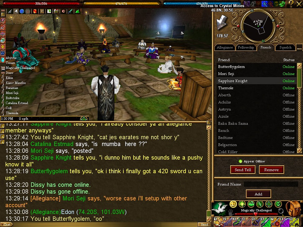 #Asheron's Call #Screenshots #Meeting Hall