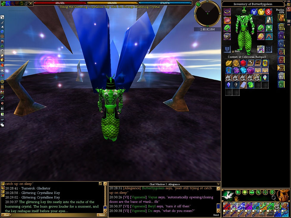 #Asheron's Call #Screenshots #Hieromancer's Armor #Strange Humming Crystal