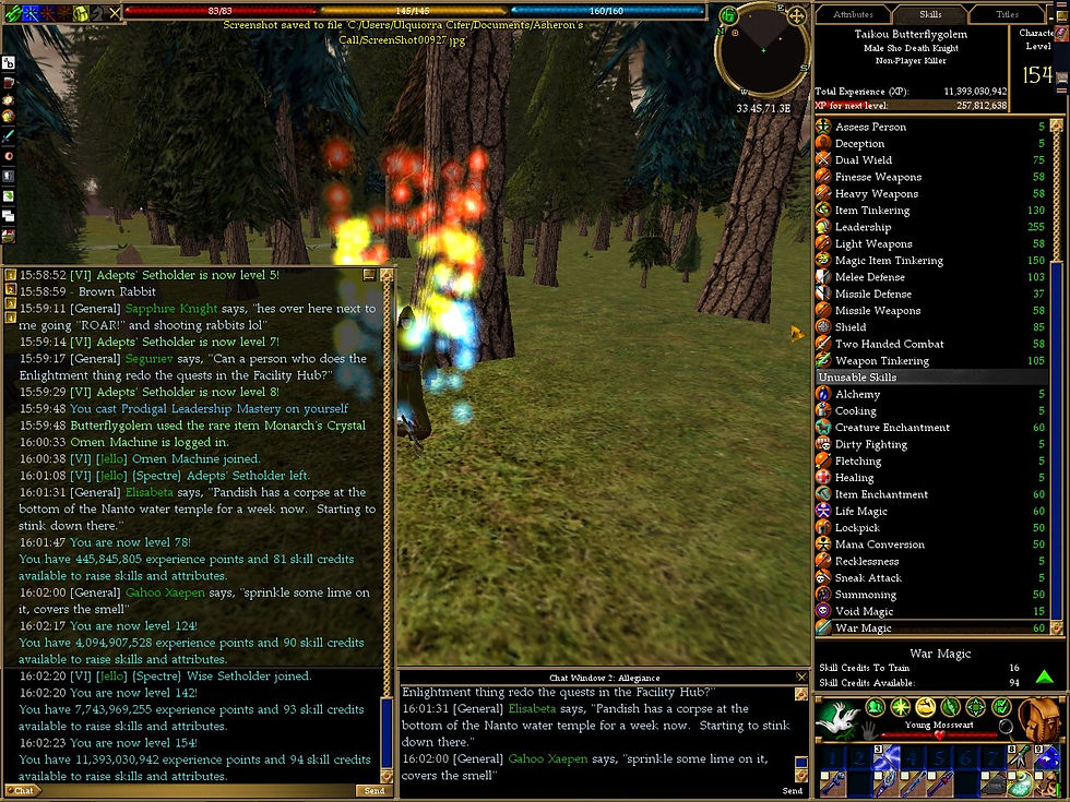 #Asheron's Call #Screenshots #Shoushi #D855 #Rabbit Shrine #Young Mosswart