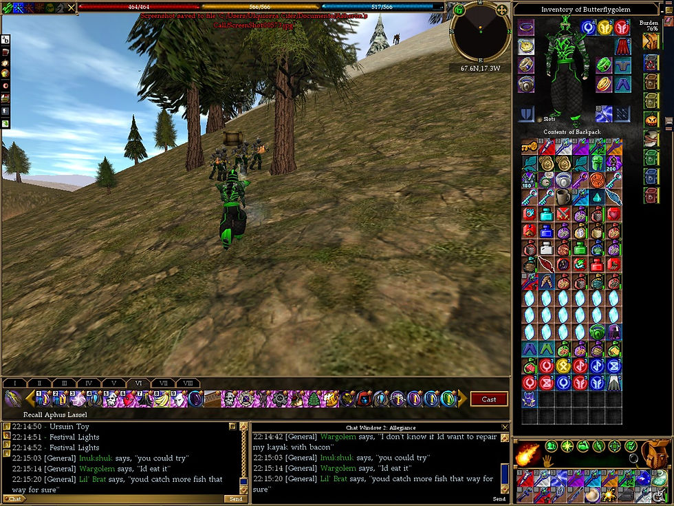 #Asheron's Call #Screenshots #Random Landblocks #69D3