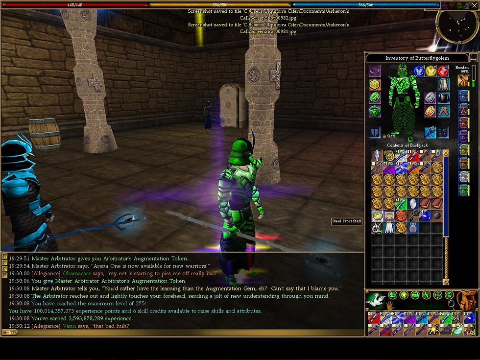 #Asheron's Call #Screenshots #Colosseum #Master Arbitrator
