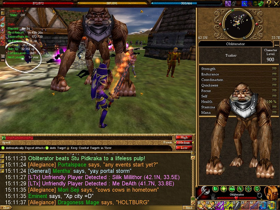 #Asheron's Call #Screenshots #Live Event-Hopeslayer Assaults Holtburg (2009) #Obliterator