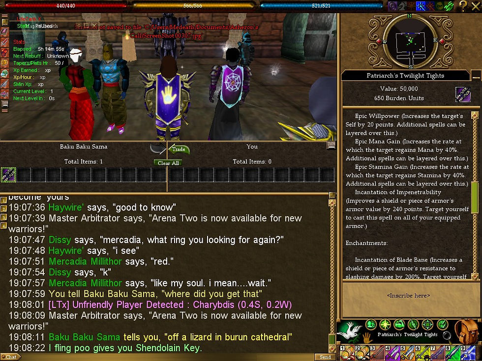 #Asheron's Call #Screenshots #Patriach's Twilight Tights