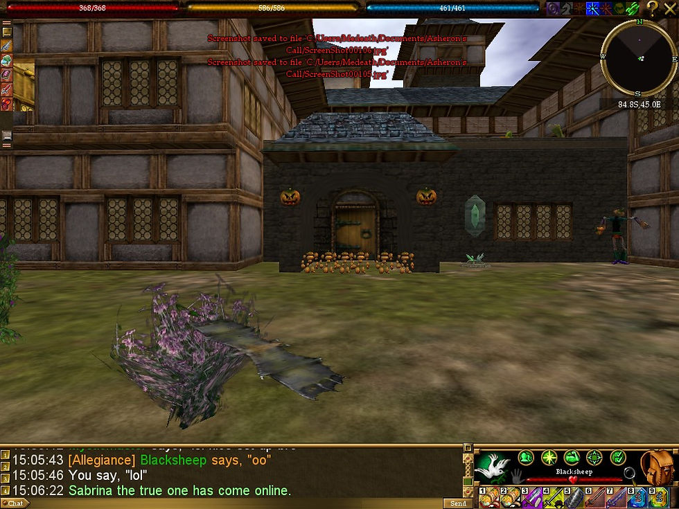 #Asheron's Call #Screenshots #Pack Pumpkin Lord