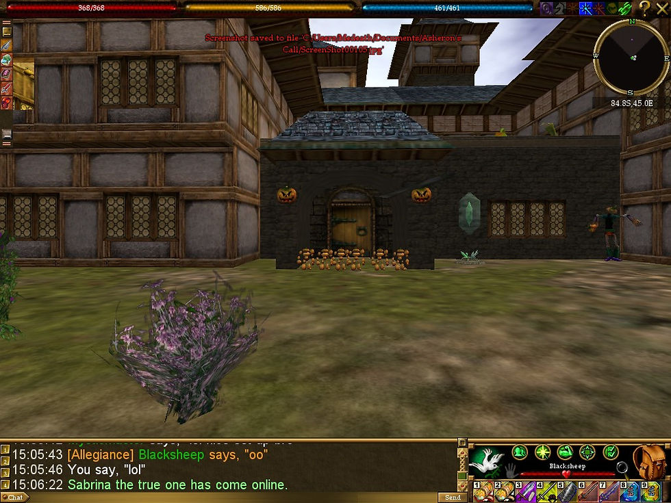 #Asheron's Call #Screenshots #Pack Pumpkin Lord