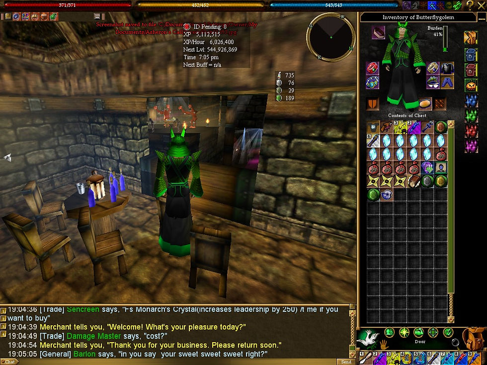 #Asheron's Call #Screenshots #Night Club #Door