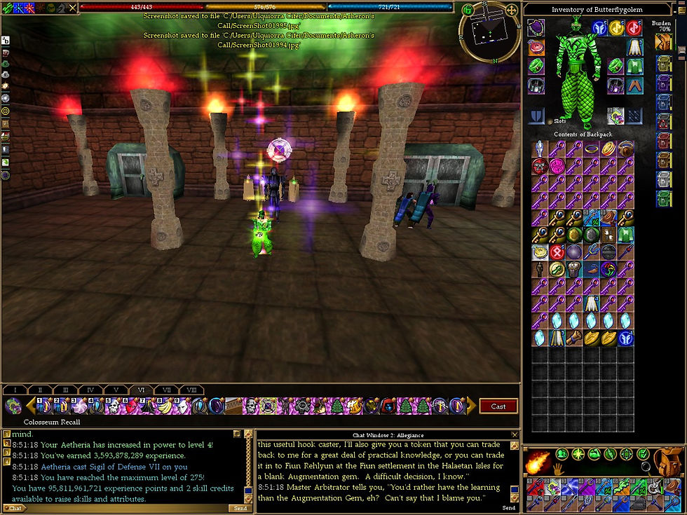 #Asheron's Call #Screenshots #Colosseum #Master Arbitrator