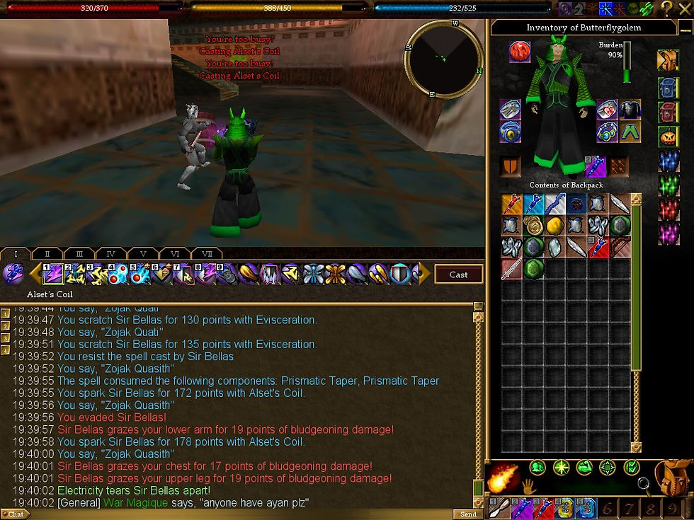 #Asheron's Call #Screenshots #Sir Bellas