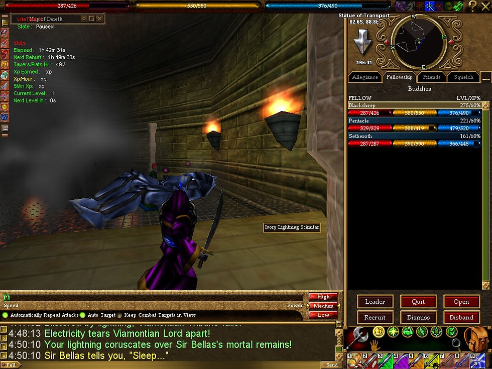 #Asheron's Call #Screenshots #Sir Bellas