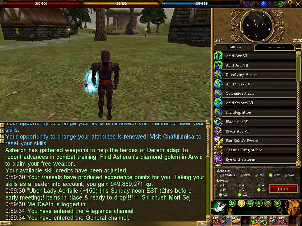 #Asheron's Call #Screenshots #Glendon Wood #A1A4 #Shield of Perfect Light