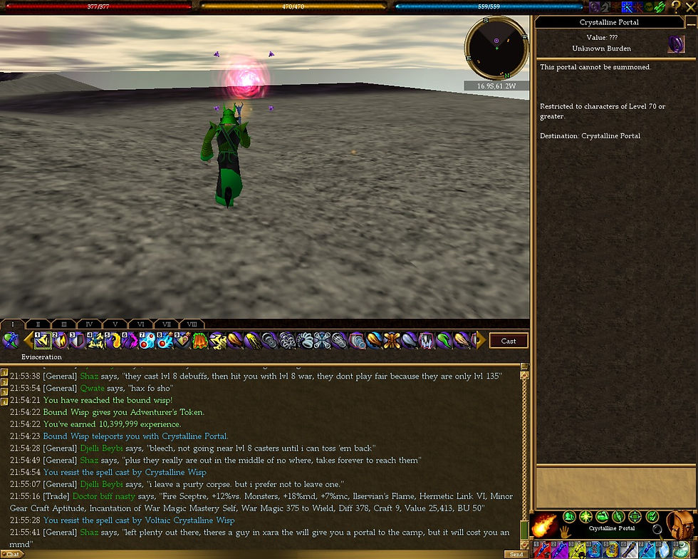 #Asheron's Call #Screenshots #Crystalline Crag #Resonant Portal #Crystalline Portal