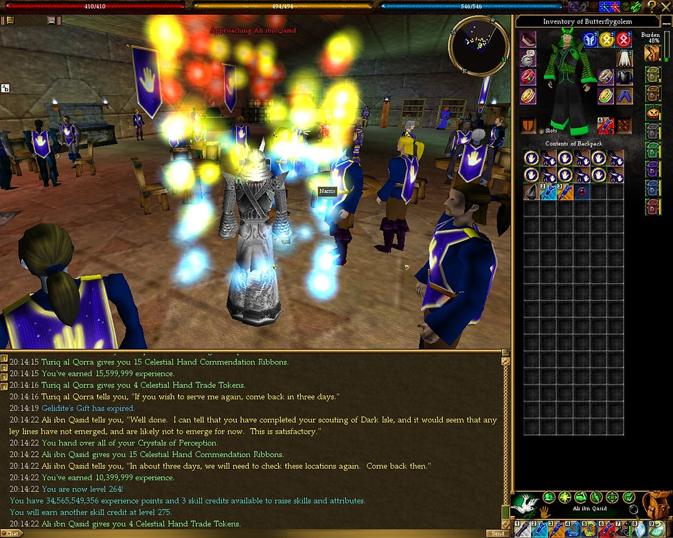 #Asheron's Call #Screenshots #Society #Celestial Hand