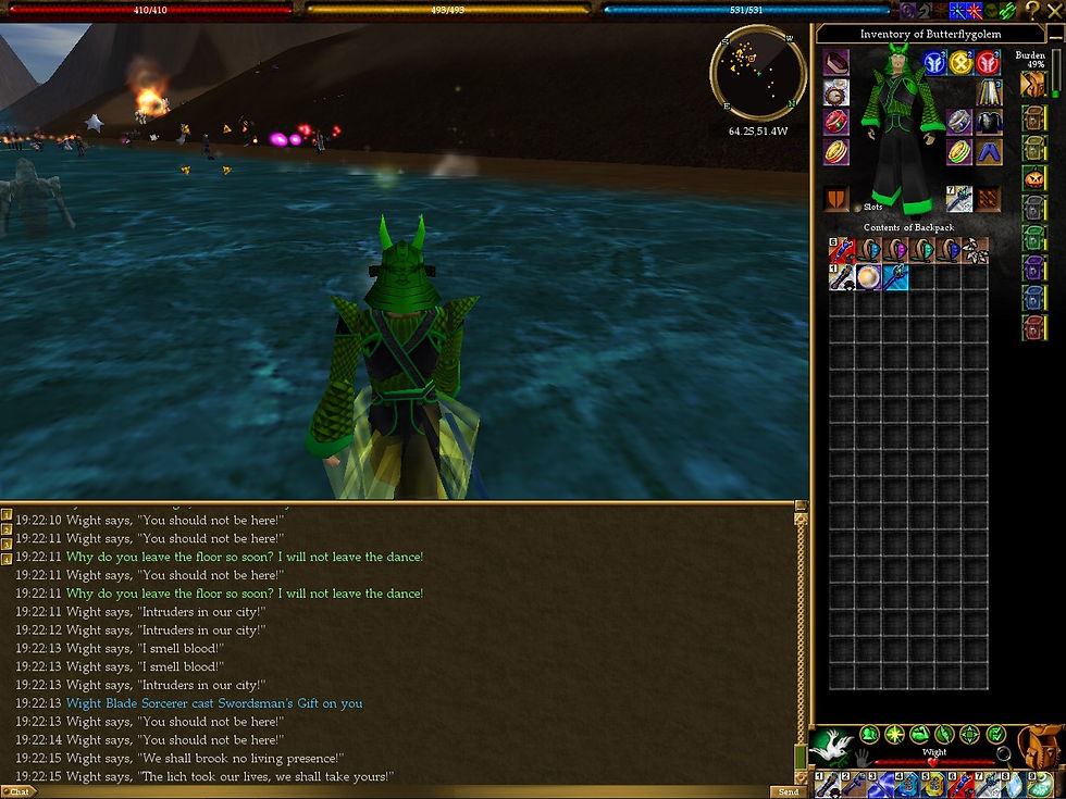 #Asheron's Call #Screenshots #Live Event-Undead Attacks (2012) #Wight Blade #Wight