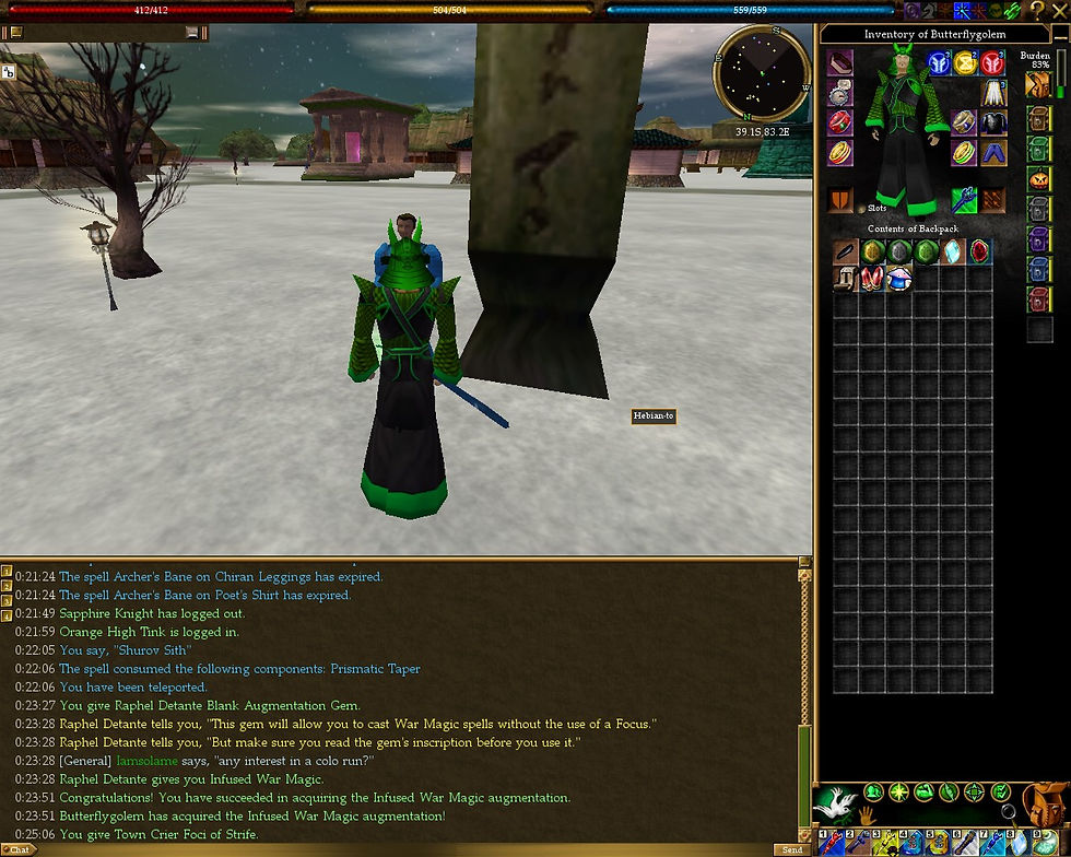 #Asheron's Call #Screenshots #Hebian-to #E74E #Town Crier