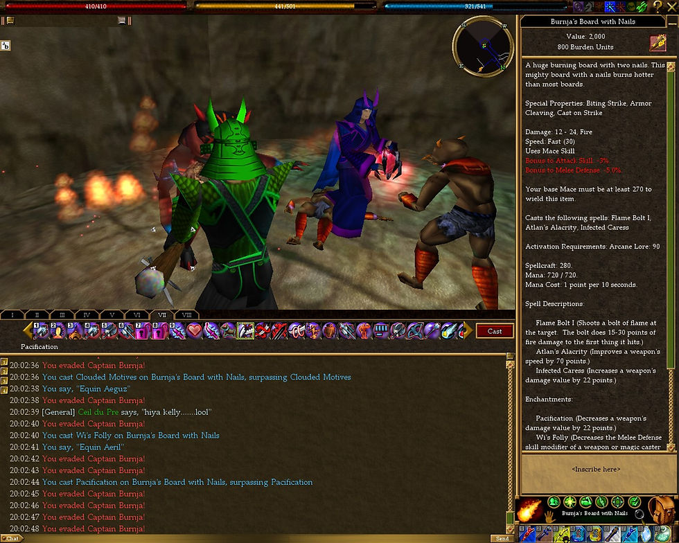 #Asheron's Call #Screenshots #Aerbax's Prodigal Drudge #Under Drudge Fort #Captain Burnja