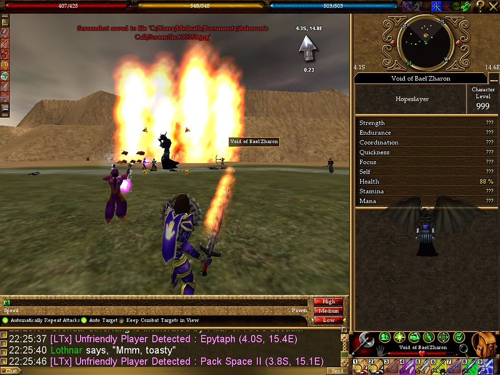 #Asheron's Call #Screenshots #Live Events-Siege on Samsur (2010) #927A #Void of Bael'Zharon