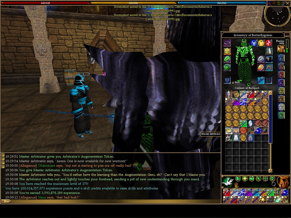 #Asheron's Call #Screenshots #Colosseum #Master Arbitrator