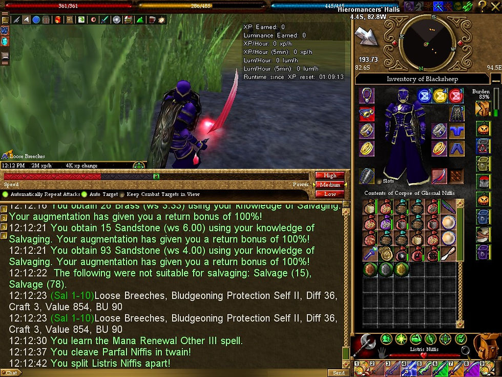 #Asheron's Call #Screenshots #MacNiall's Freehold #F518 #Listris Niffis #Parfal Niffis