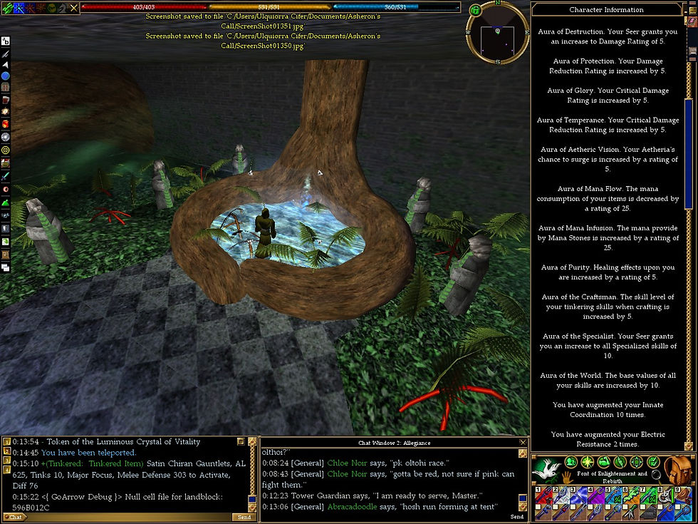 #Asheron's Call #Screenshots #Enlightenment