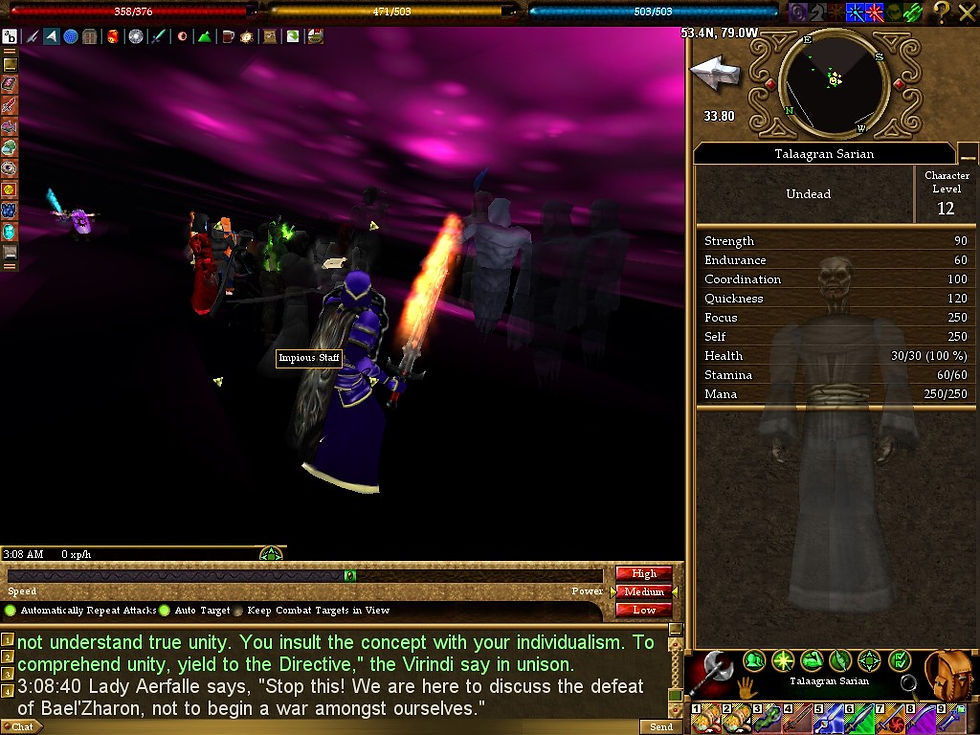 #Asheron's Call #Screenshots #Delving into Claude's Mind #Talaagran Sarian