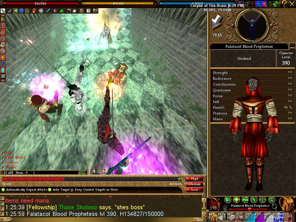 #Asheron's Call #Screenshots #Lost Lore #Falatacot Blood Prophetess