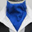 Thumbnail: Mens Royal Blue Plain Cotton Ascot Cravat & Pocket Square