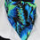 Thumbnail: Mens Turquoise & Royal Blue Butterflies Cotton Ascot Cravat & Pocket Square