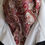 Thumbnail: Mens Burgundy, Dusty Pink and Cream Paisley Cotton Ascot Cravat / Square