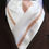 Thumbnail: White and Rose Gold Faux Silk Riding Stock