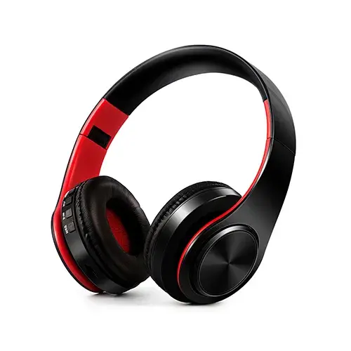 Thumbnail: Wireless Bluetooth Headphones Stereo Foldable Sport Earphone With Microphone