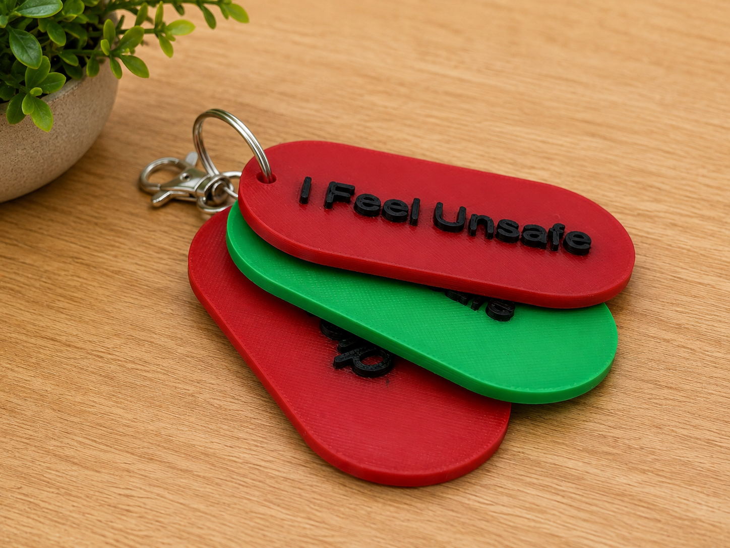 SEN I feel safe/I feel unsafe communication tags - Visual aid for Autism and LD