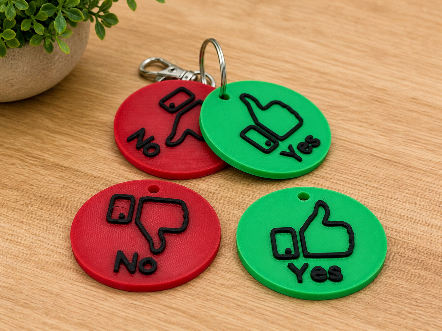 SEN Yes and No communication discs - Visual aid for Autism and LD