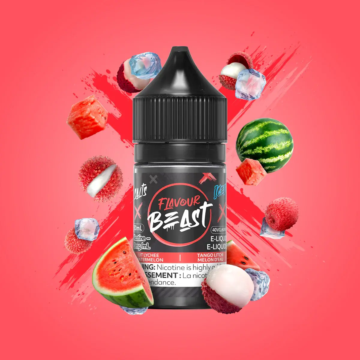Flavour Beast E-Juice | Lit Lychee Watermelon