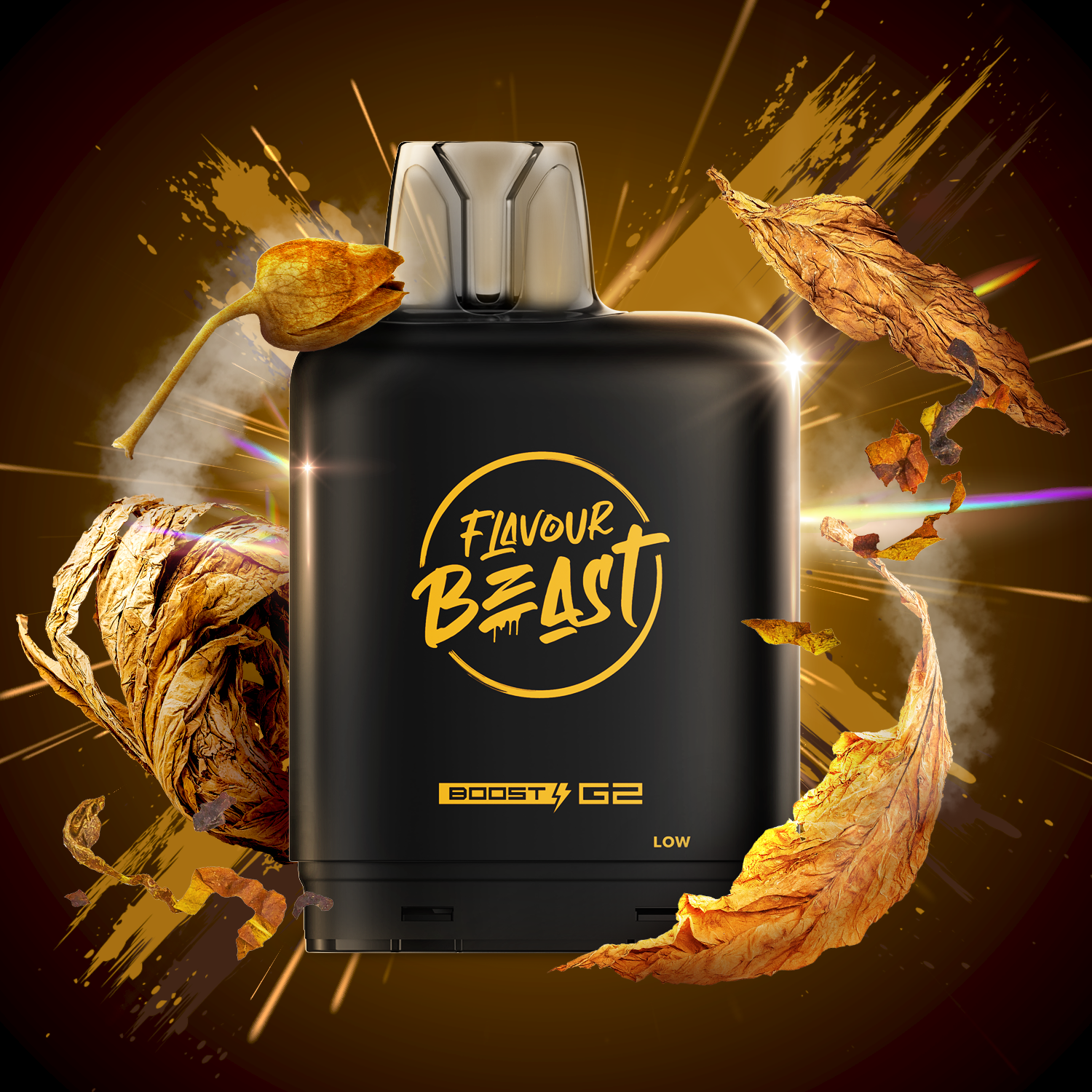 Flavour Beast LevelX Boost G2 Upto 25k Puffs | Good OL' Golden Tobacco