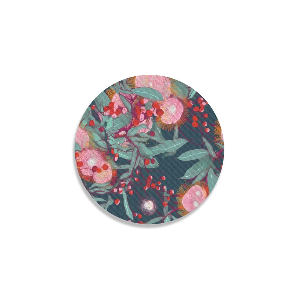 Thumbnail: Festive Gum Coasters Round Coaster