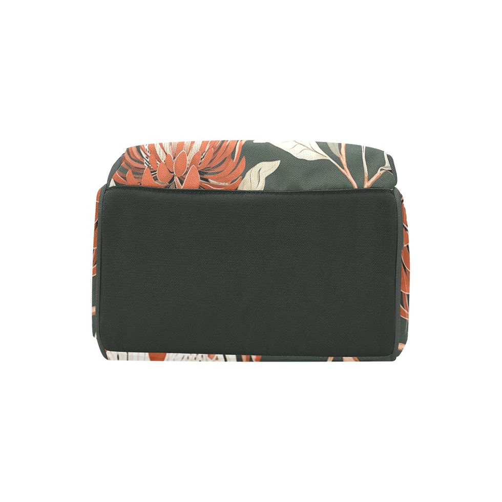 Thumbnail: Rustic Coastal Protea (green strap) Multi-Function Backpack