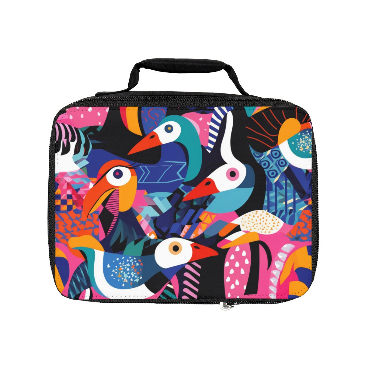 Crazy Birds Lunch Bag